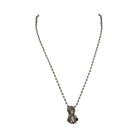 Stainless Steel Fist 22” Matinee Necklace