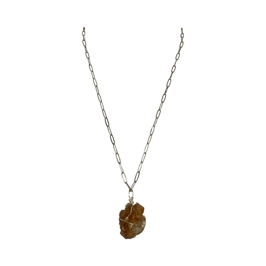 Aragonite 22“  Matinee Necklace