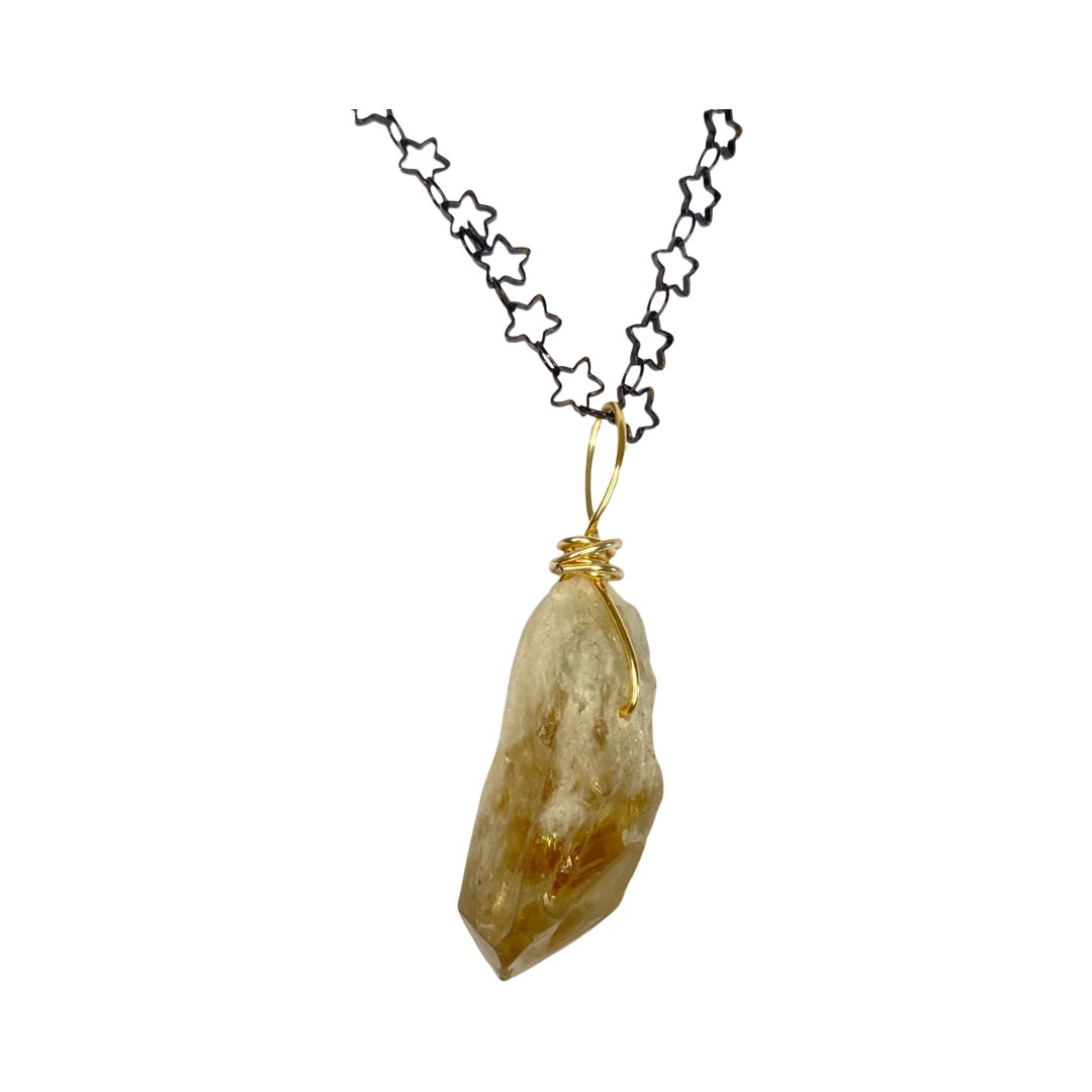 Citrine 20” Matinee Necklace