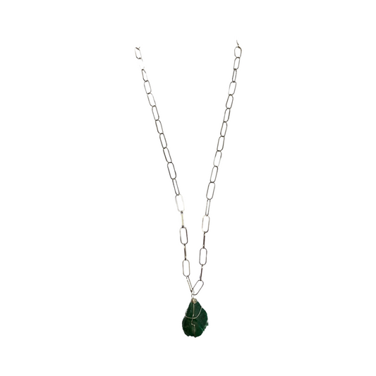 Malachite 30” Opera Necklace