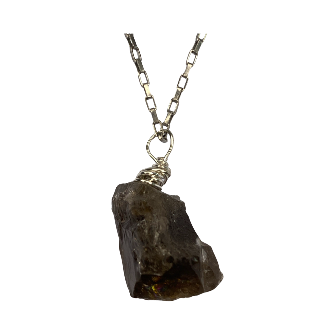 Smoky Quartz 20“ Matinee Necklace