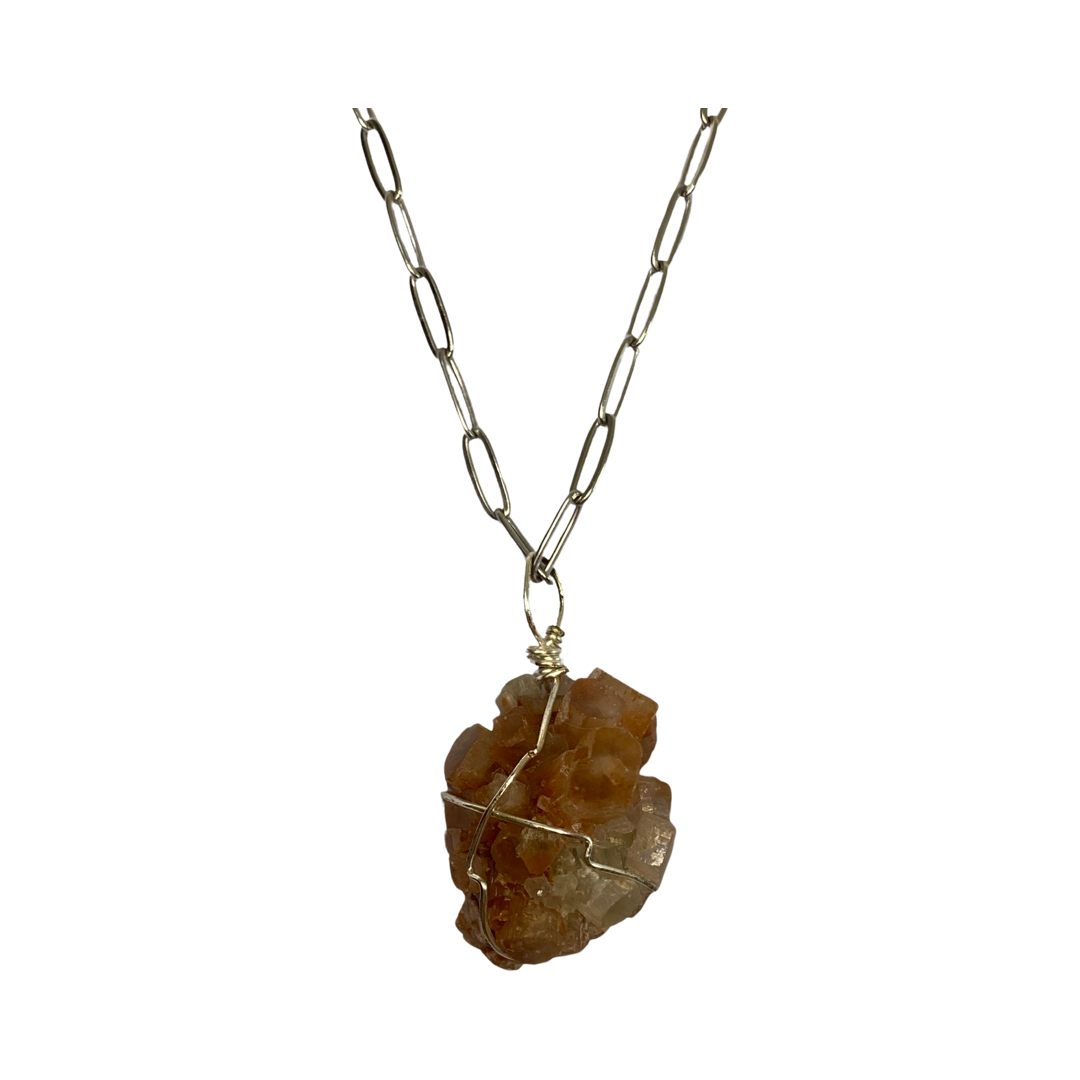 Aragonite 22“  Matinee Necklace