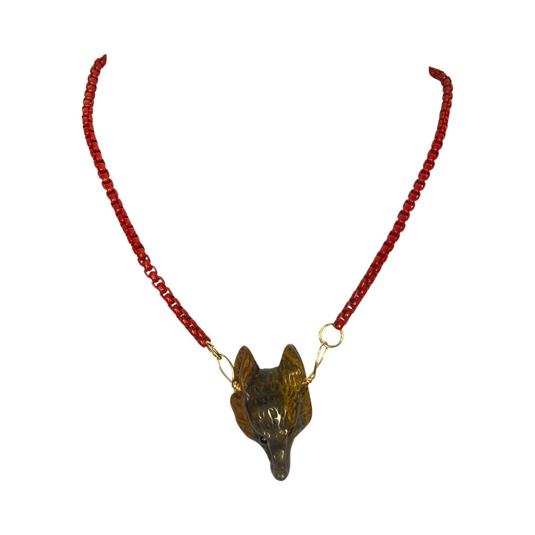 Tiger Eye Fox 16“ Choker