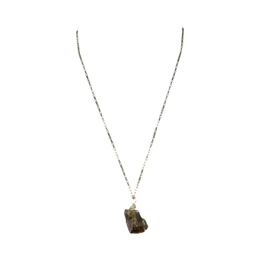 Smoky Quartz 20“ Matinee Necklace