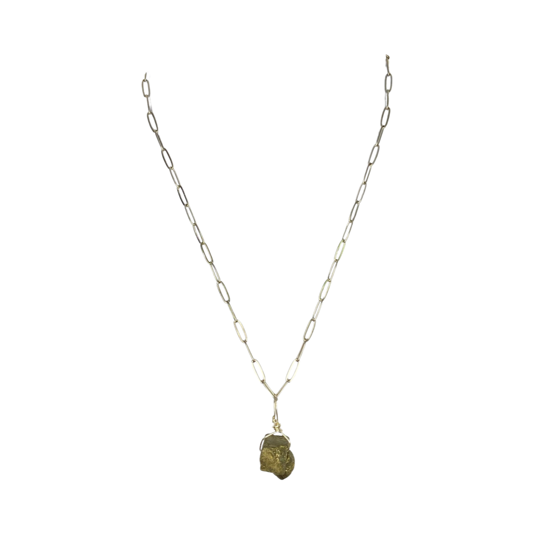 Pyrite 18” Princess Necklace