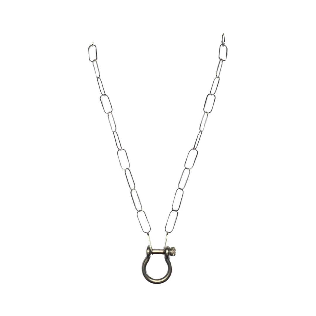 Stainless Steel 22” Matinee Necklace