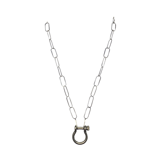 Stainless Steel 22” Matinee Necklace